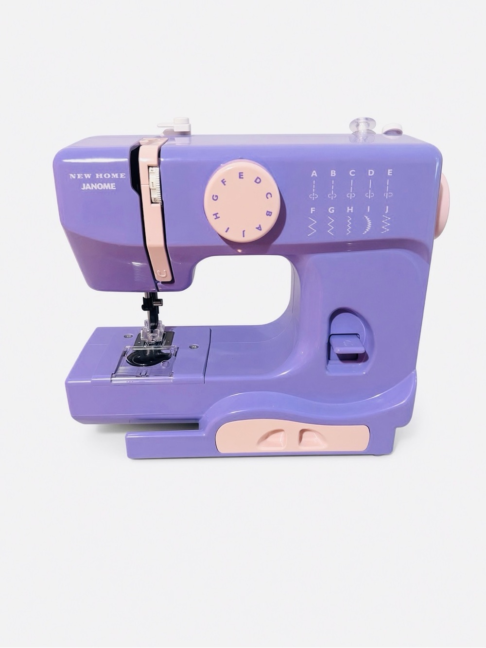 Janome New Home Lady Lilac 525B Purple Sewing Machine Pedal Box Accesoriee